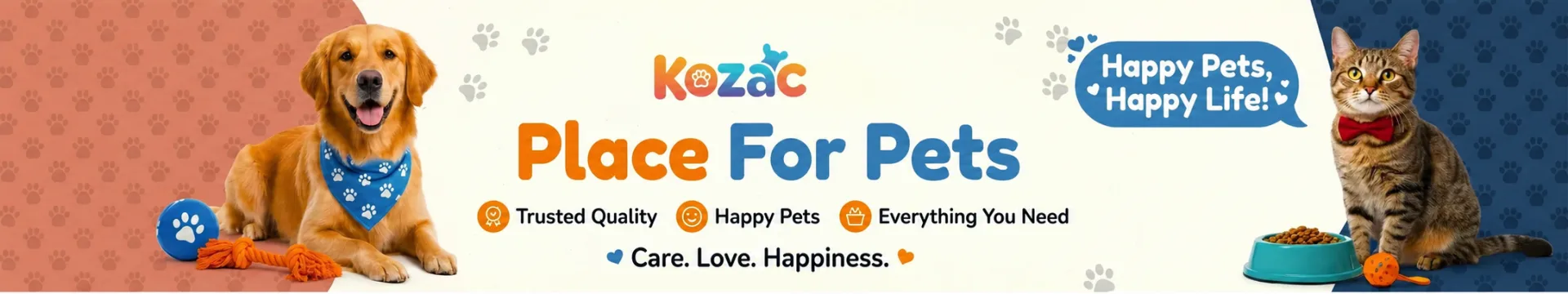 Kozak Care pet care products promotion