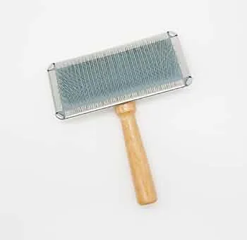 Wooden Handle Slicker Brush