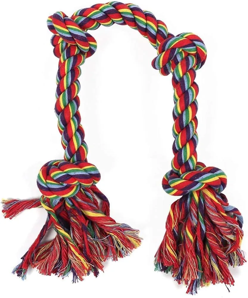 Polyester-Cotton Rope Double Knot Toy