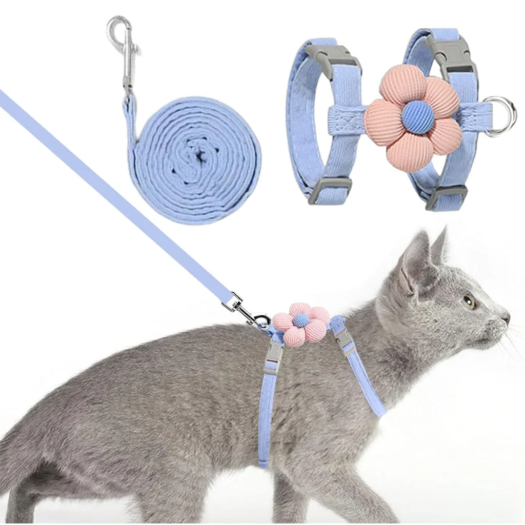 Cat Harness with Leash Plain