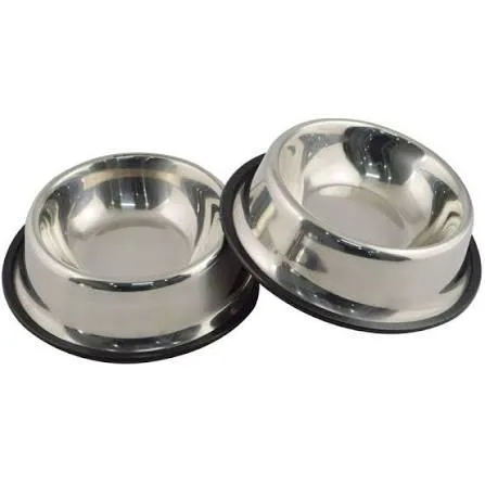 Printed Single Diner Bowl with Fixed Black Rubber Base