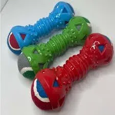 TPR Dumble with Removeable Ball Toy