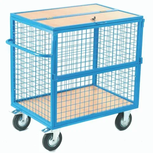 MS Pipe Cage with Wheels