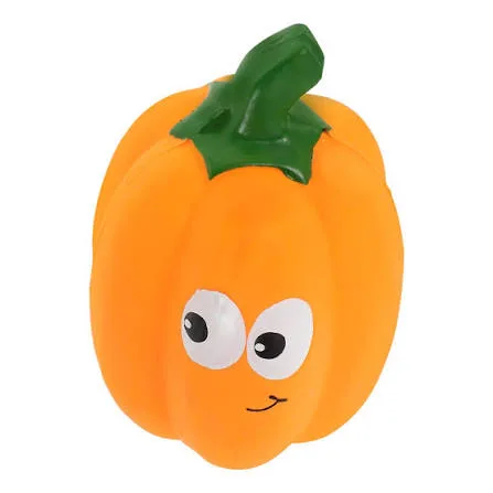 Latex Squeaky Pumpkin Toy