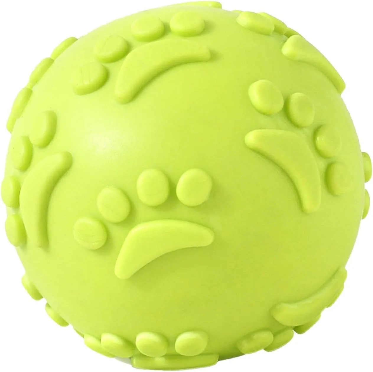 Squeaky Vinyl Toy Ball with Large Paw